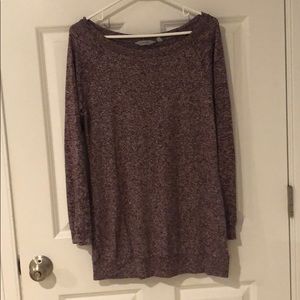 Athletes Soft heathered maroon tunic